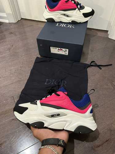 Dior Dior b22 calf mesh sneaker pink blue