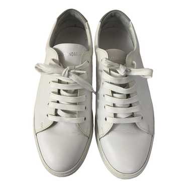 National Standard Leather low trainers