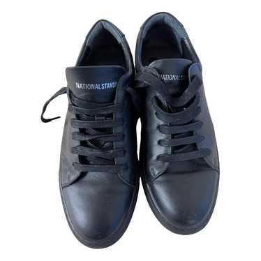 National Standard Leather low trainers