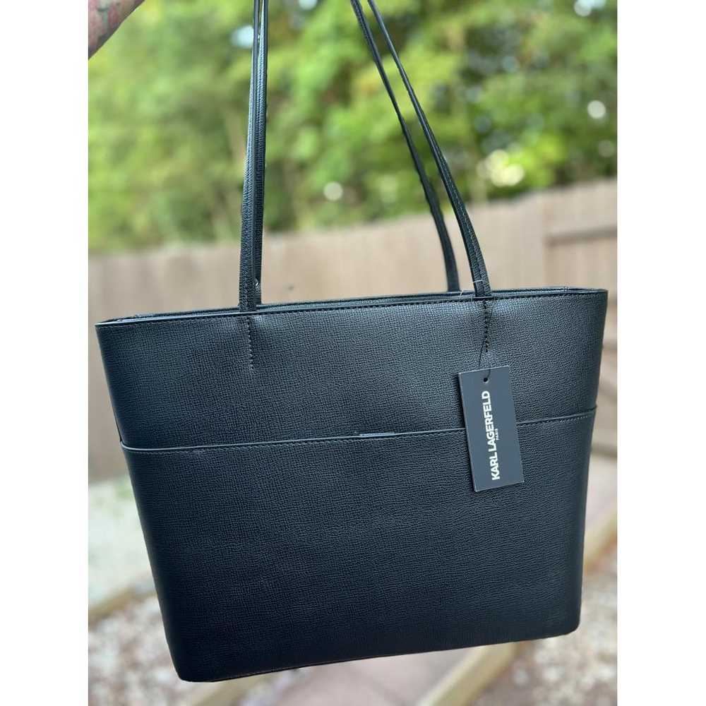 Karl Lagerfeld Leather tote - image 4