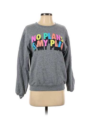 Wound Up Women Gray Sweatshirt S