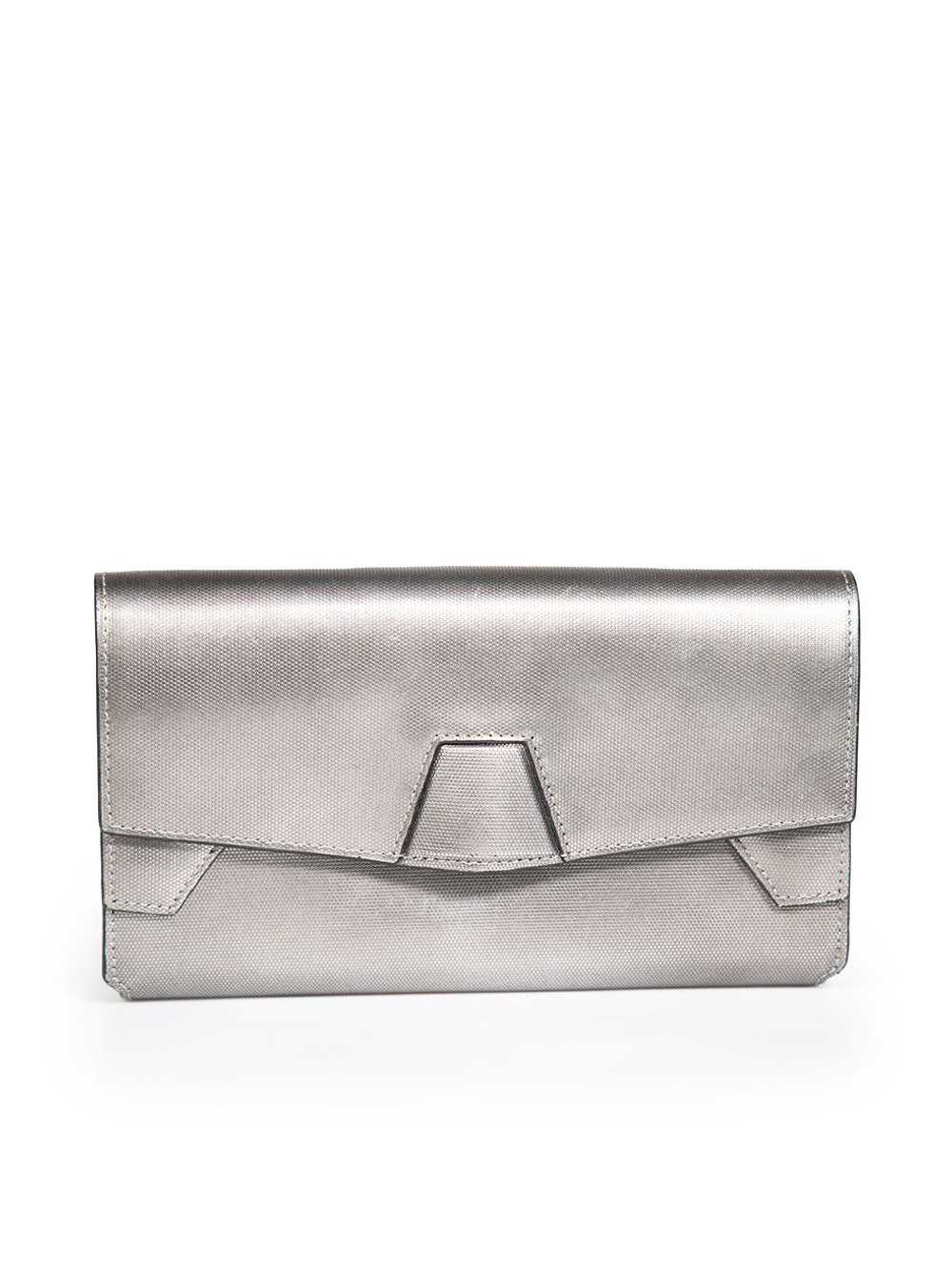 Alexander Wang Silver Quillion Lydia Clutch - image 1