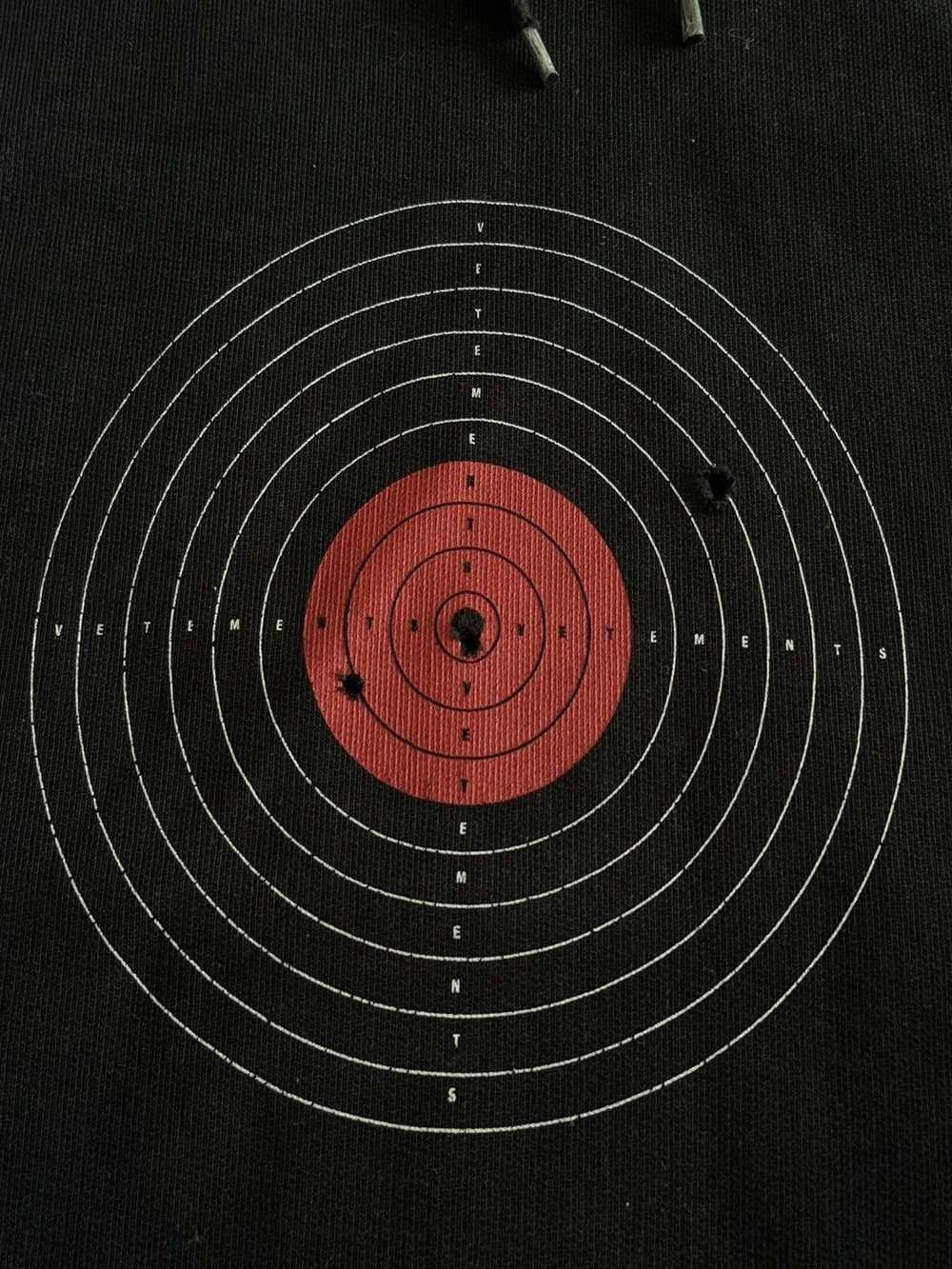 Vetements Vetements SS19 Distressed Target Hoodie - image 3