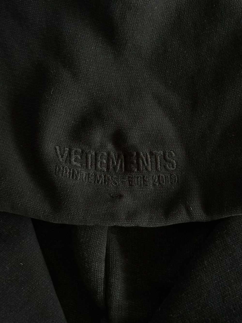 Vetements Vetements SS19 Distressed Target Hoodie - image 6