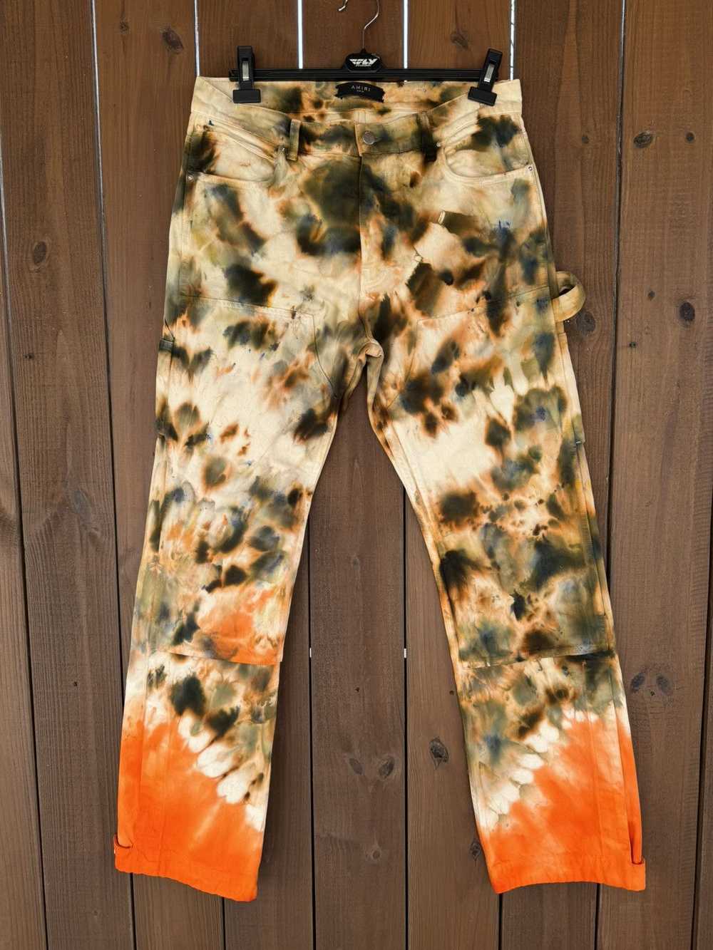 Amiri Amiri Tie-dye Carpenter Pants size 33 - image 1