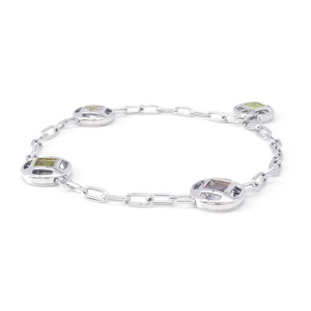 Cartier Cartier Bracelet Pasha Grid Peridot Aquam… - image 2