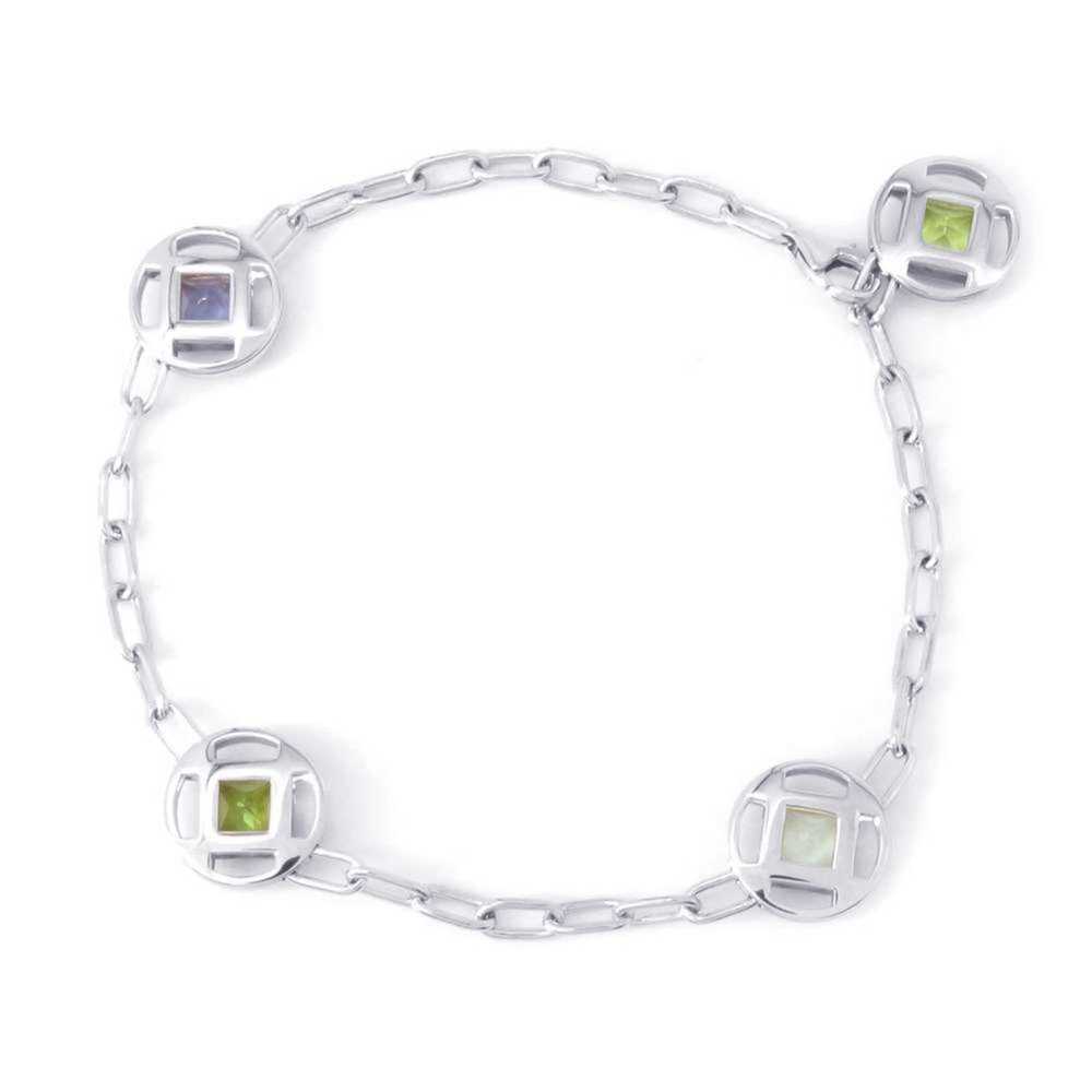 Cartier Cartier Bracelet Pasha Grid Peridot Aquam… - image 3