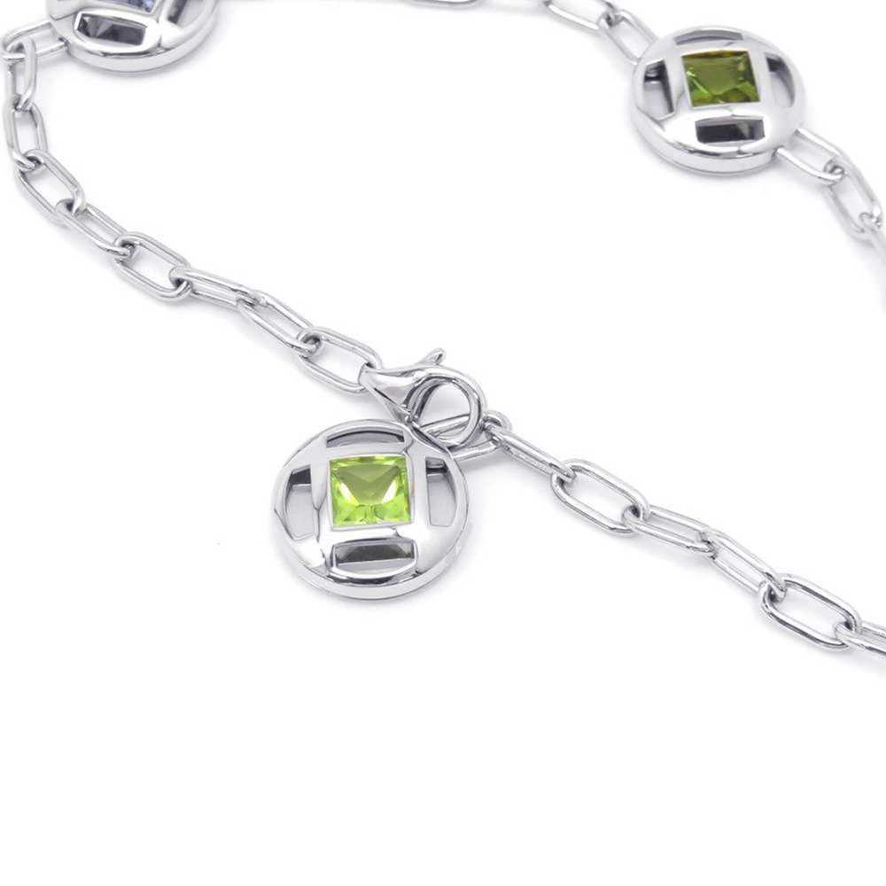 Cartier Cartier Bracelet Pasha Grid Peridot Aquam… - image 5