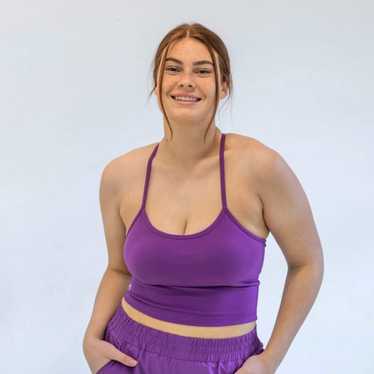 Senita Athletics Ava Crop Top - Berry - image 1