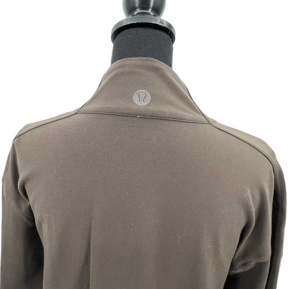 Lululemon Brown Vented Mesh Panels Full Zip Athle… - image 3