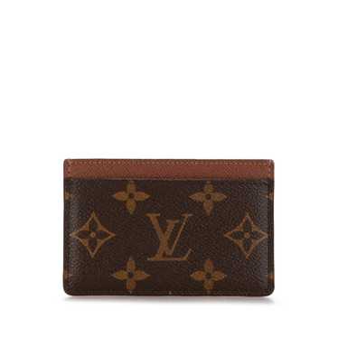 Brown Louis Vuitton Monogram Card Holder