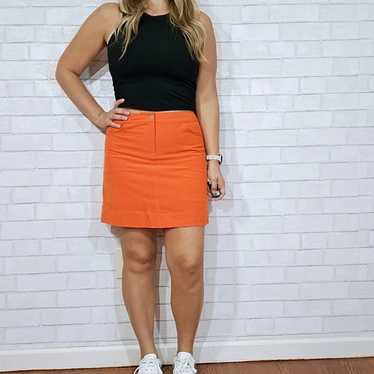 Cutter & Buck Orange Golf Skort Size 2 - image 1