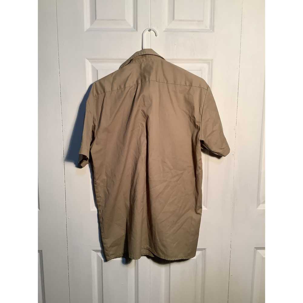 Dickies Button Down Khaki Work Shirt - image 3