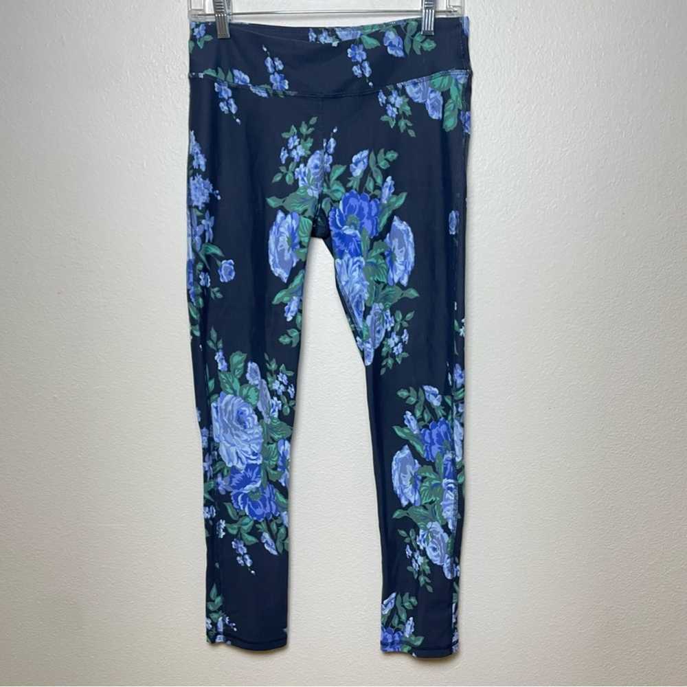 EUC ALBION FIT ANTIGUA Blue/Gray Floral Full Leng… - image 3