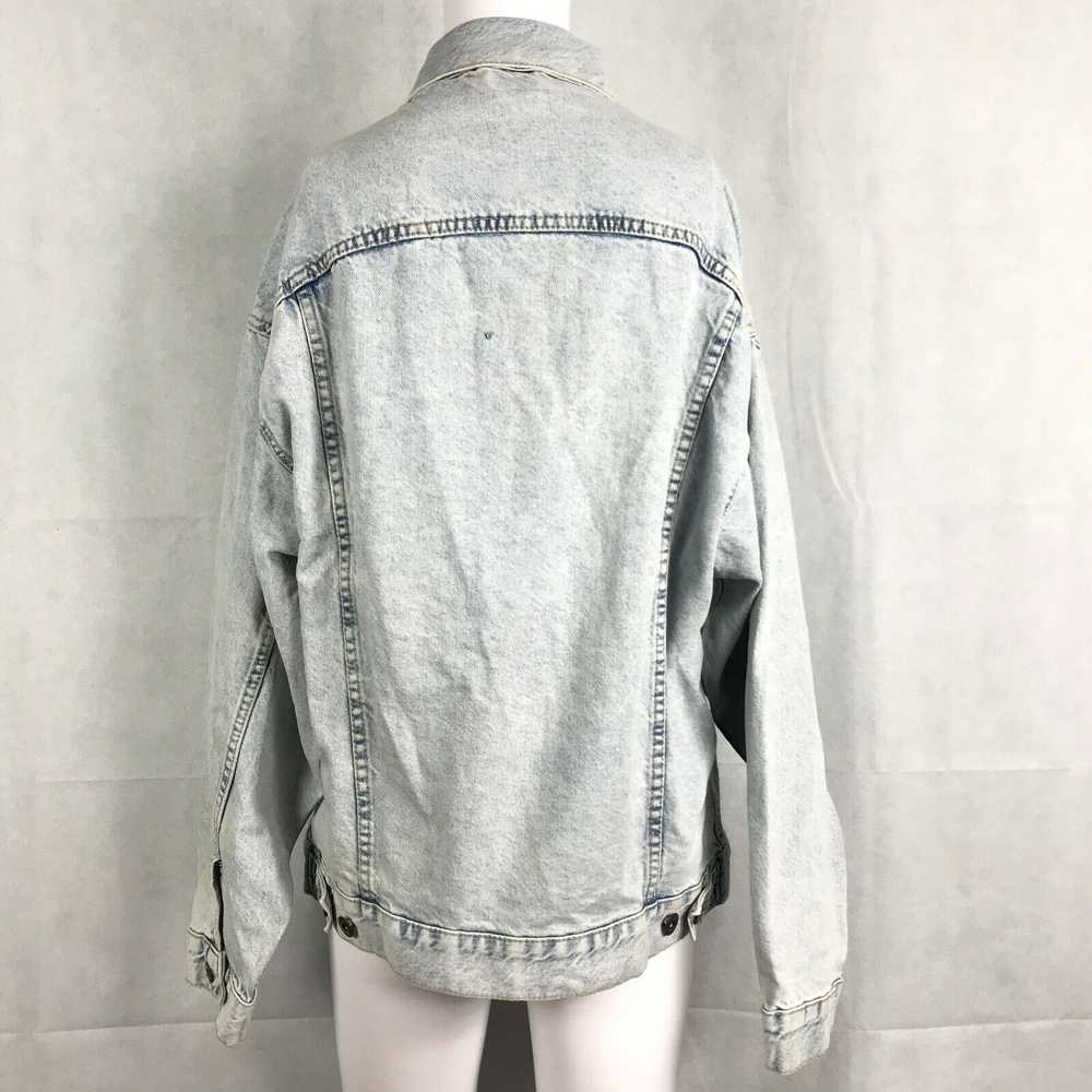 Cotton On Jean Jacket Womens Sz 8 Light Acid Wash… - image 7