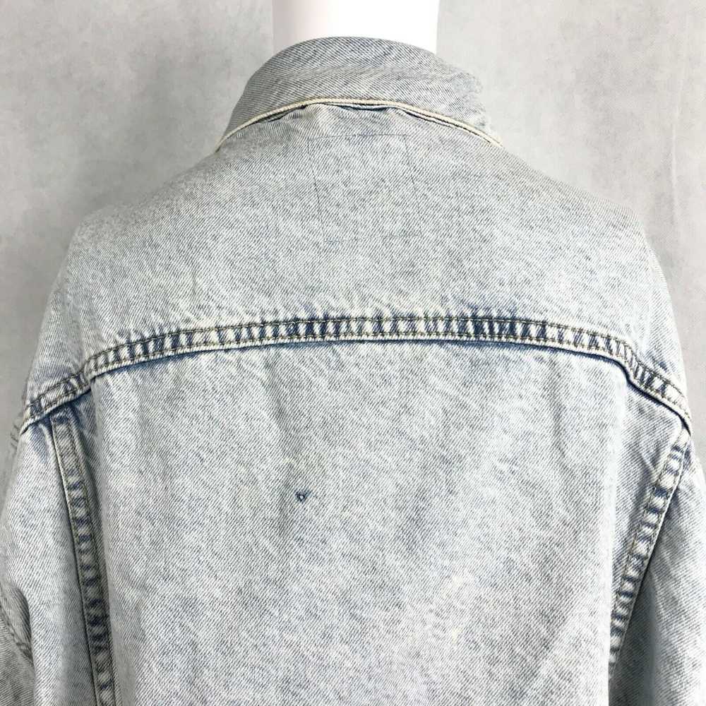 Cotton On Jean Jacket Womens Sz 8 Light Acid Wash… - image 8