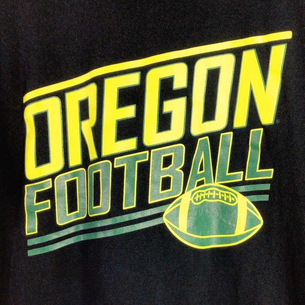 Streetwear Oregon Football T Shirt Black Floresce… - image 2