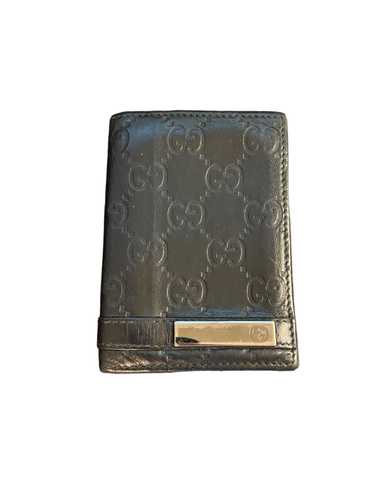 Gucci Monogram Leather Card Holder