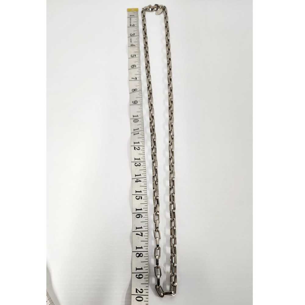 Lucien Piccard Vintage Chunky Chain Long Necklace… - image 7