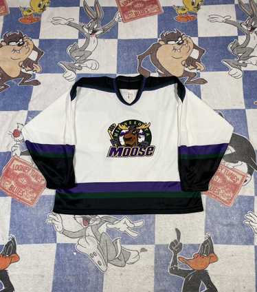 NHL × Vintage Vintage Minnesota moose jersey