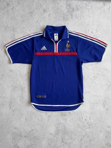 Adidas × Soccer Jersey × Vintage Adidas France Na… - image 1