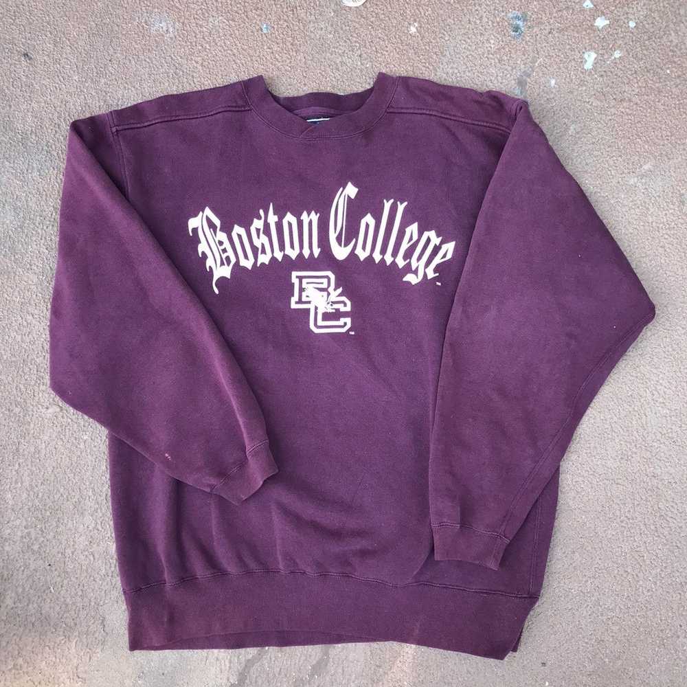 Collegiate × Vintage Vintage 90s Boston college s… - image 2