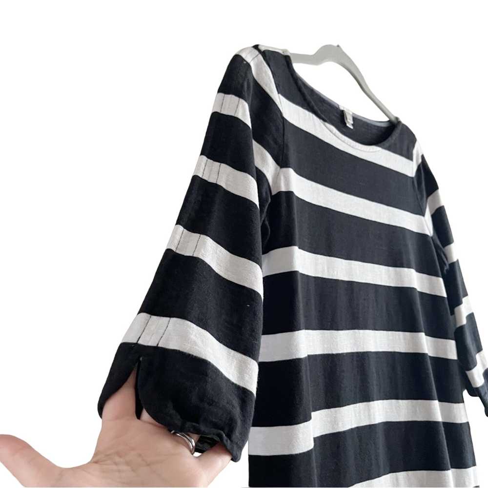 J.Crew Sz Small Striped Cotton Mini Shift  Dress … - image 8