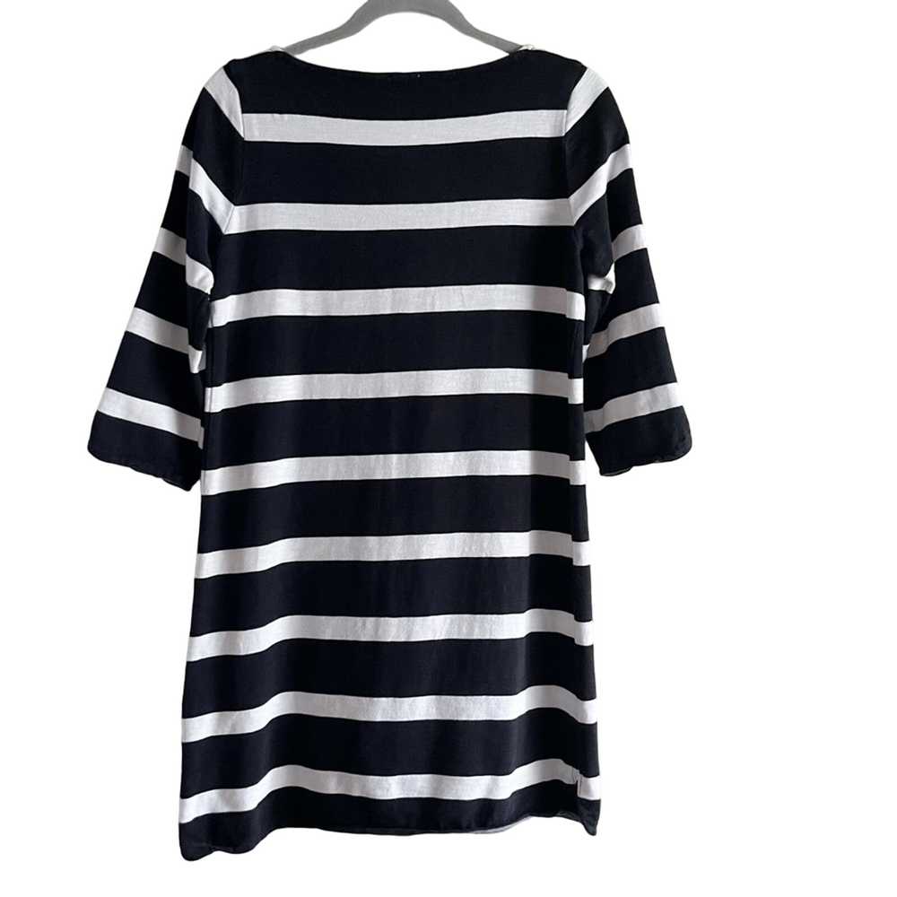 J.Crew Sz Small Striped Cotton Mini Shift  Dress … - image 9