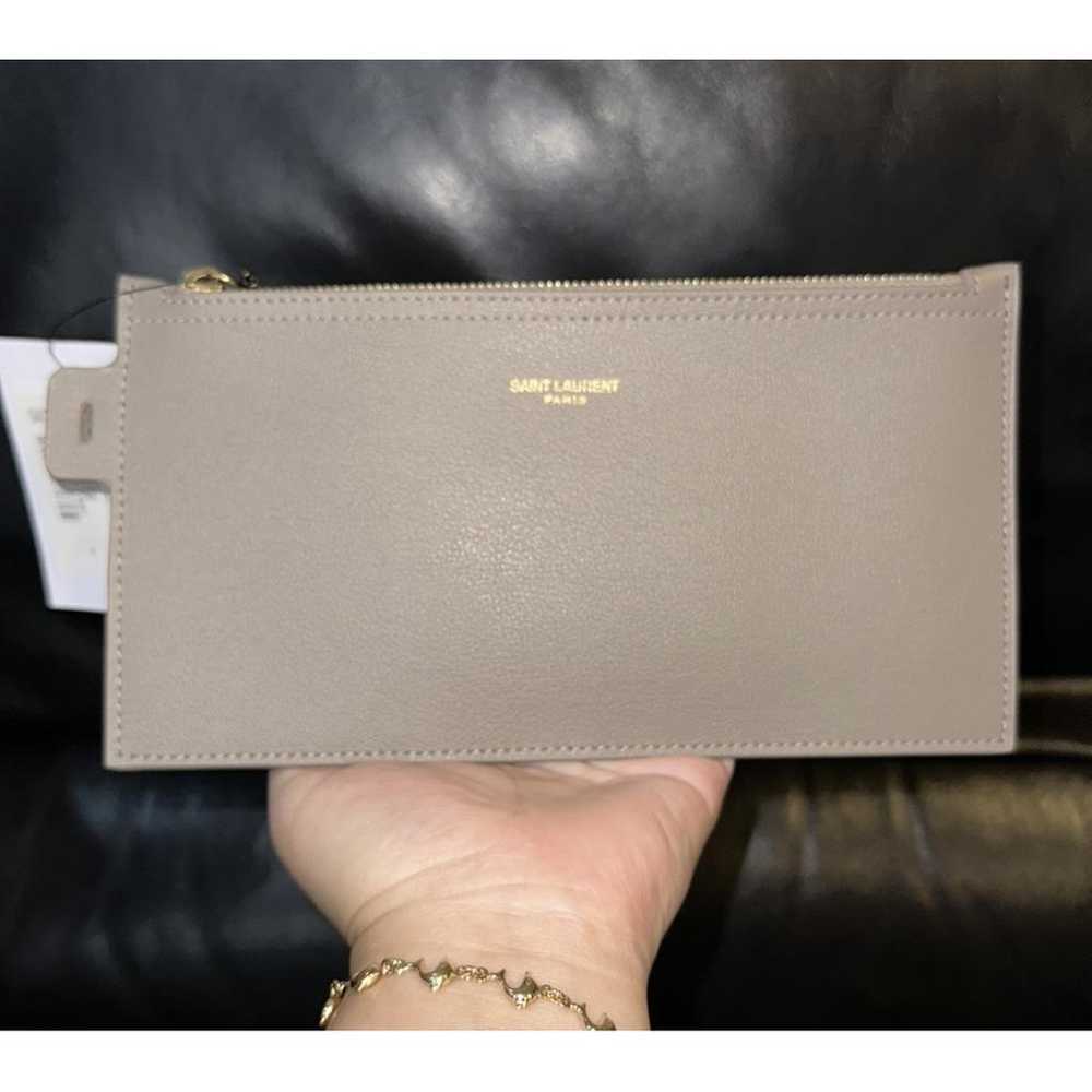 Saint Laurent Leather clutch bag - image 3