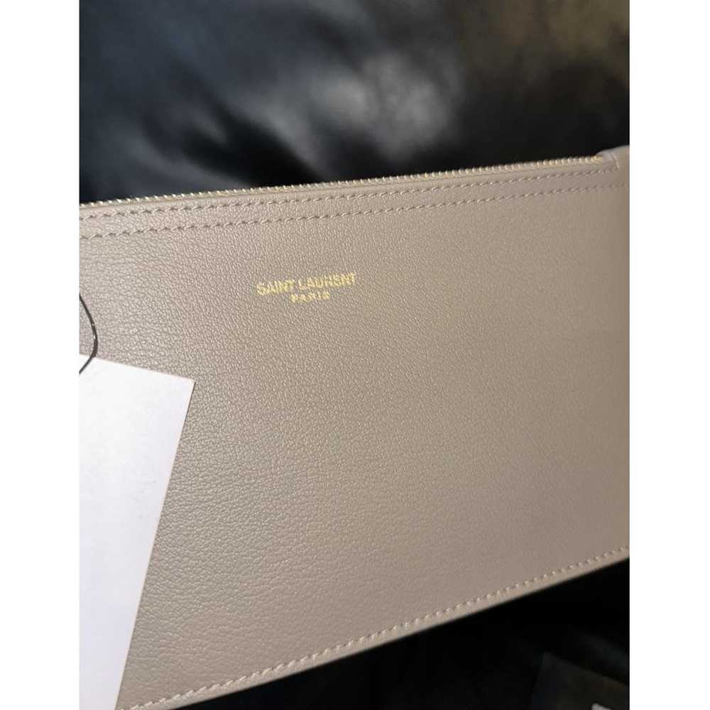 Saint Laurent Leather clutch bag - image 6