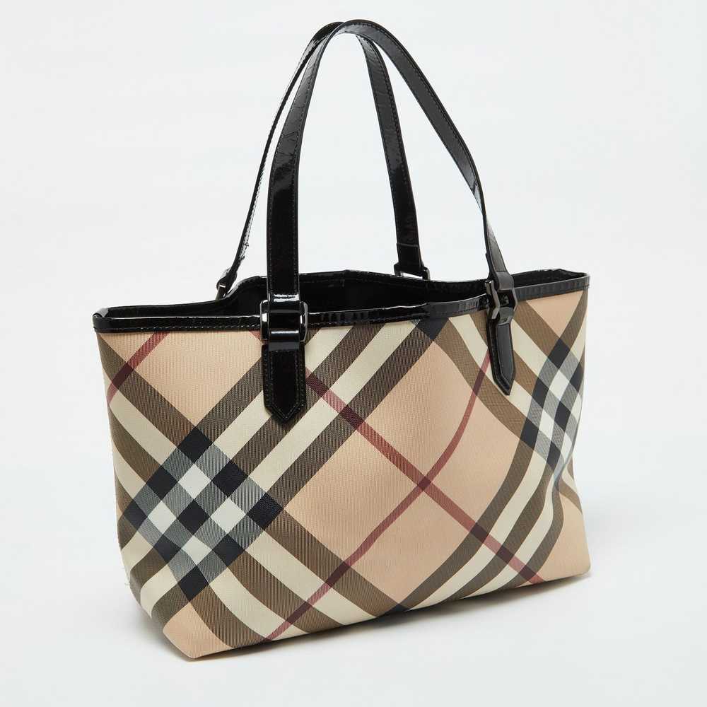 Burberry BURBERRY Beige/Black Supernova Check Coa… - image 3