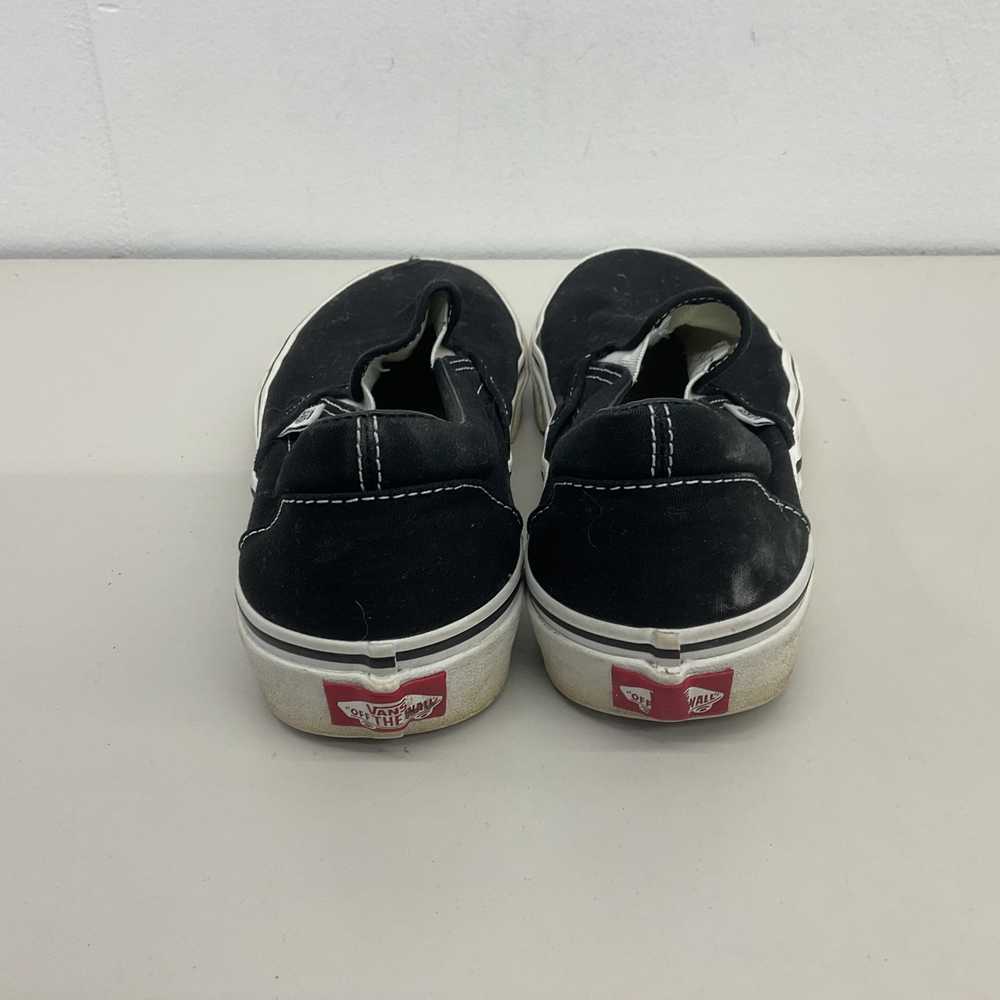 VANS Men's Black Slip-On Casual Shoes, Size 7.5 P… - image 3