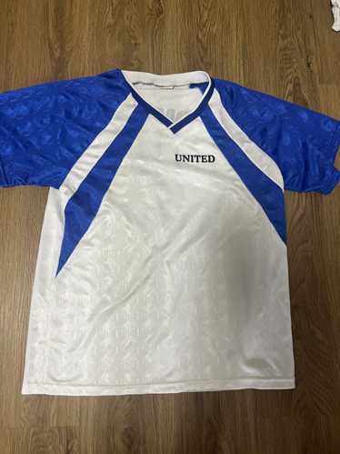 Streetwear × Supreme × Vintage Silk Soccer Jersey