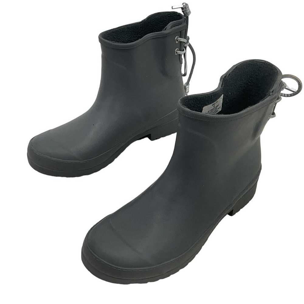 Women's Sperry Top-Sider Gray Rain Boots Size 6 P… - image 1