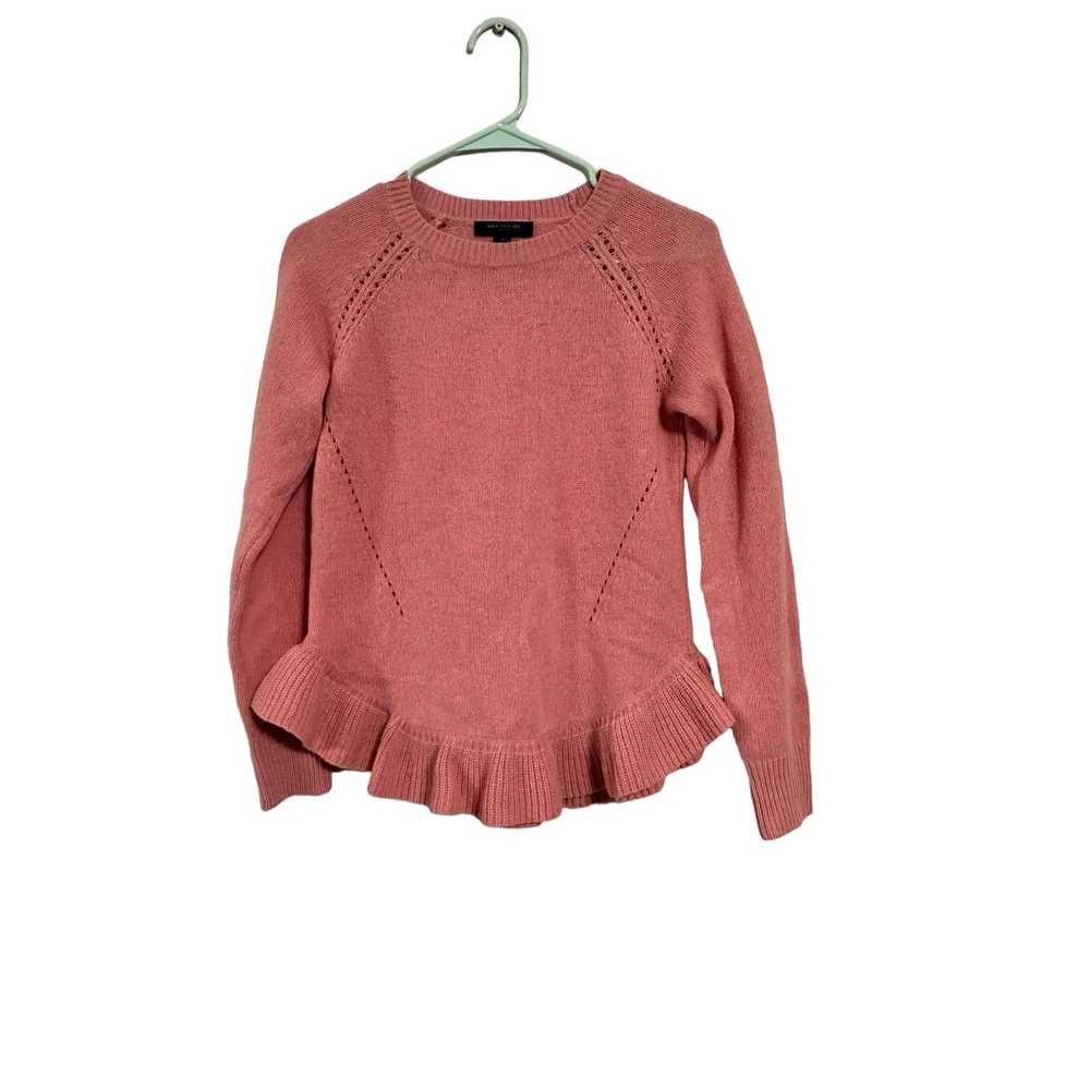 Ann Taylor Petite Small Wool Cashmere Pink Sweater - image 1