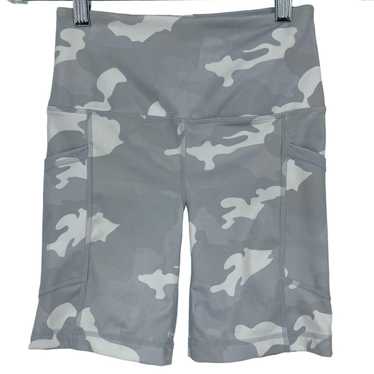 Yogalicious LUX Gray Camo Bike Shorts Size XS