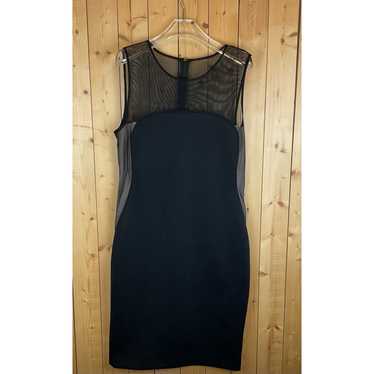 Calvin Klein Black Fitted Dress - Size 12 - image 1