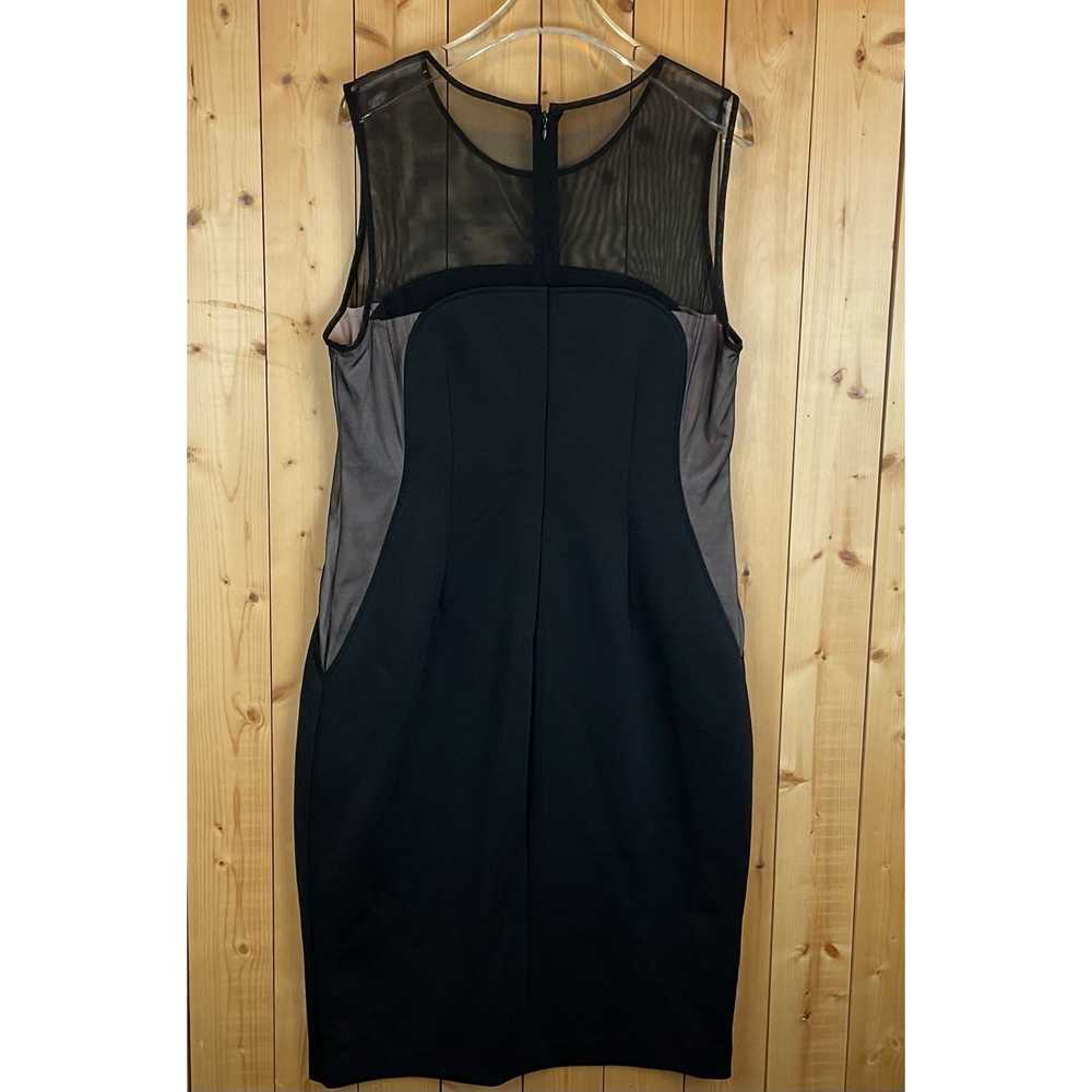 Calvin Klein Black Fitted Dress - Size 12 - image 2