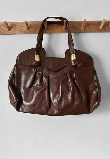 Nouvelle Creation 70's Brown Leather Ladies Bag