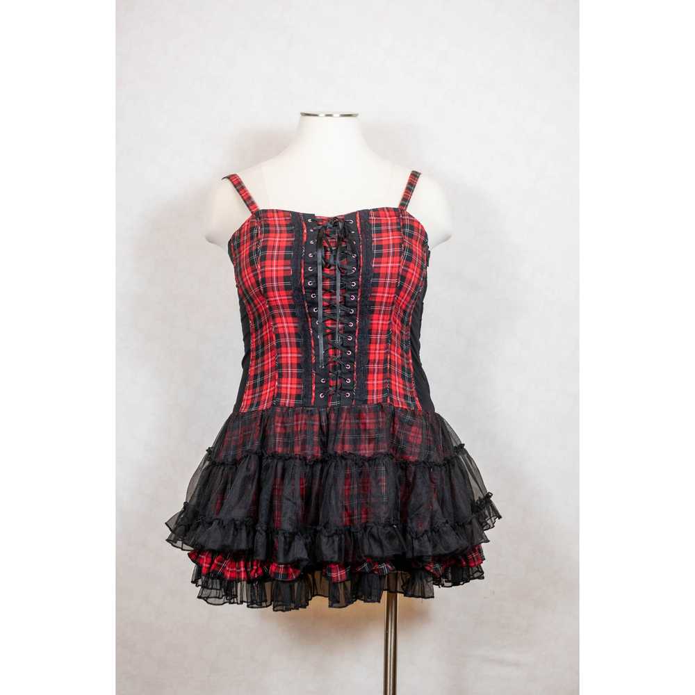 Vintage Y2K Tripp Emo Hot Topic Corset Fairy Goth… - image 2