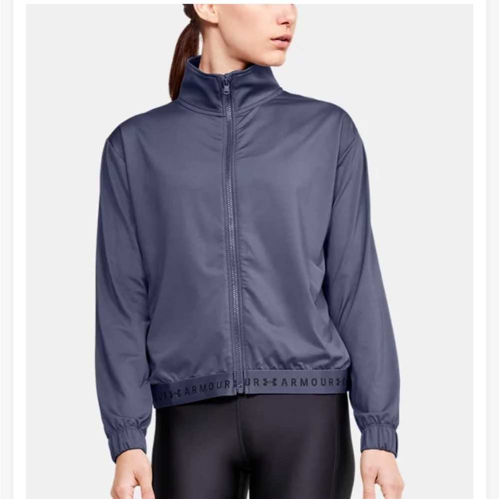 Under Armour Blue Full Zip Heatgear Lightweight J… - image 8