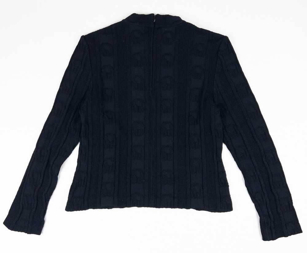 St. John Collection Knit Sweater Women's 8 Black … - image 3