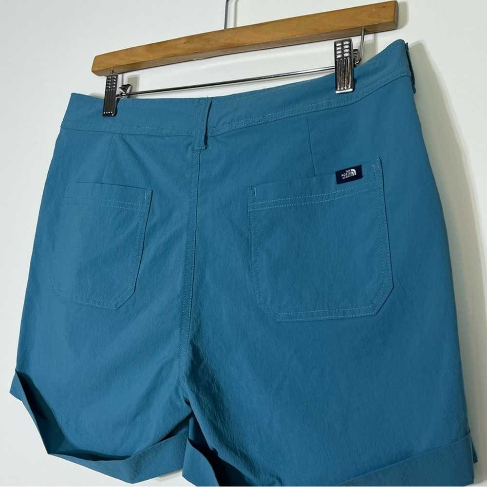 The North Face Blue 5” Mapleton Shorts Nylon Blen… - image 5