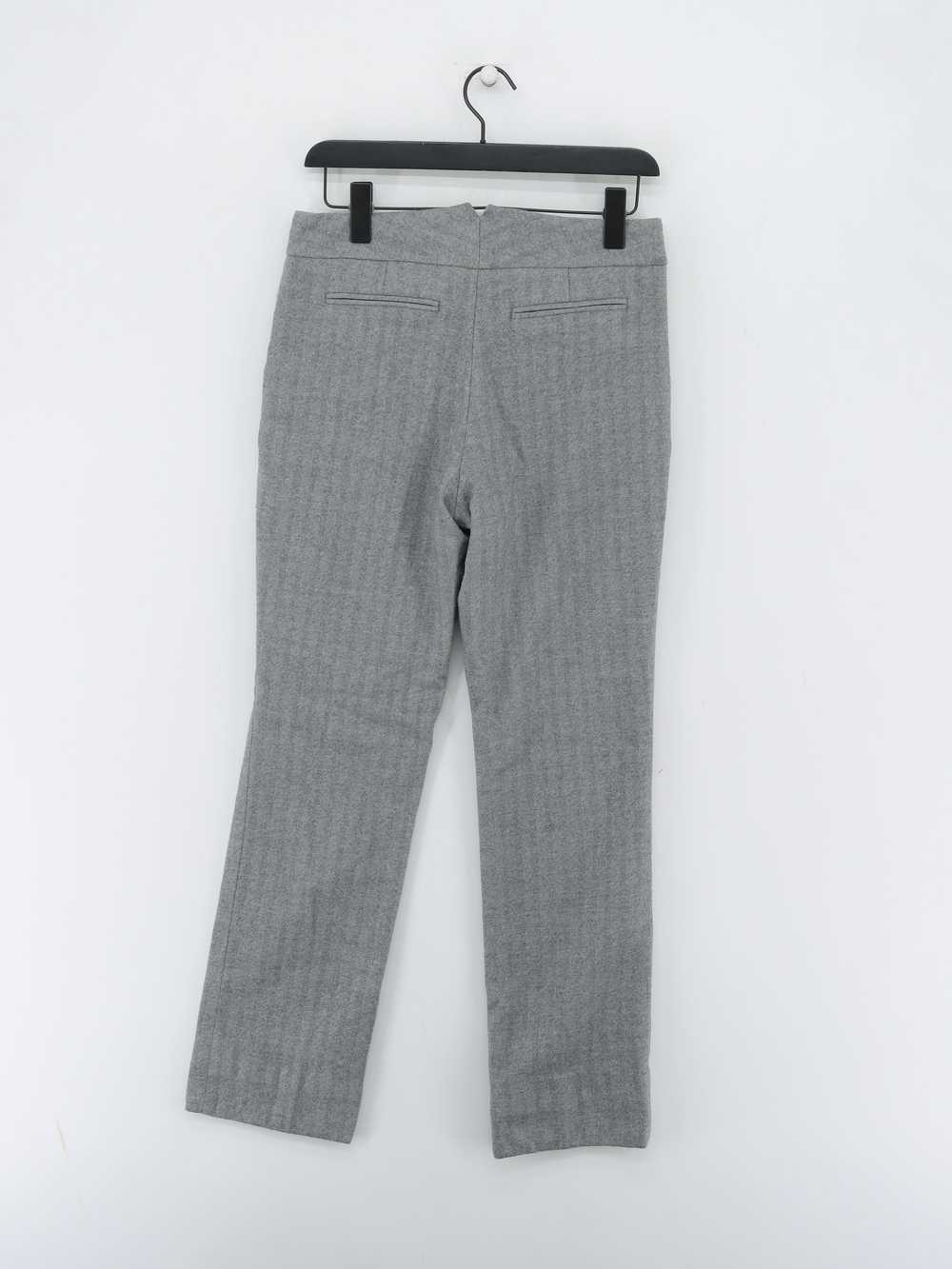 Reiss Women's Suit Trousers UK 10 Grey Wool with … - image 2