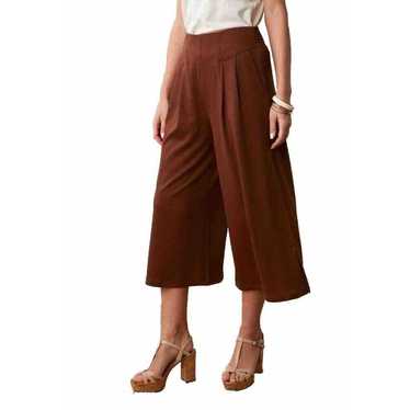 Matilda Jane Alice Textured Wide Leg Cropped Brow… - image 1