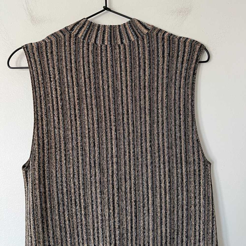 Theory Sleeveless Stretch Knit Mockneck Mini Dres… - image 8