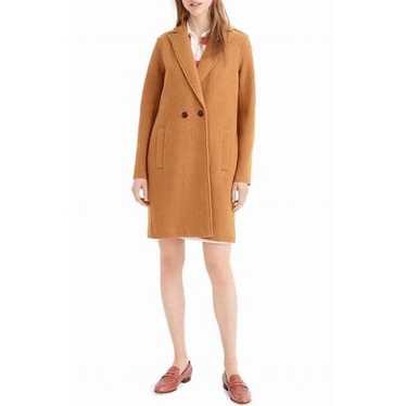 J.Crew Daphne Italian Boiled Wool Camel Tan Coat S