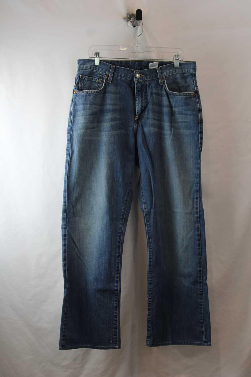 Lucky Brand Men's Blue Bootcut Jean SZ 34L - image 1