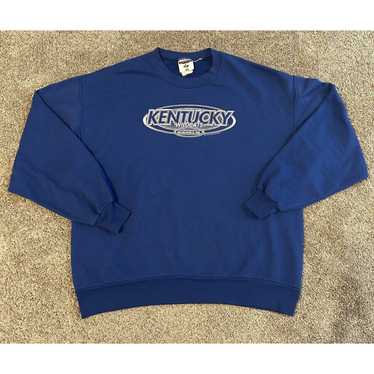 Vintage Y2K Kentucky Wildcats Blue Crewneck Sweat… - image 1