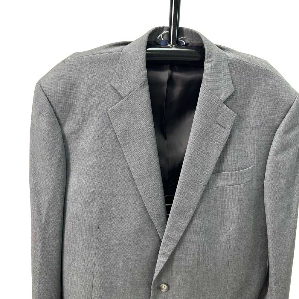 Mens Brooks Brothers Wool Suit Jacket Gray Size 4… - image 3